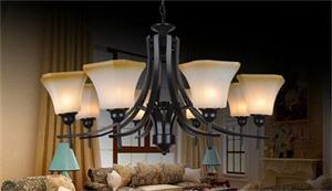 美式現代別墅鐵藝吊燈 現貨燈具廠家直供-61013-8