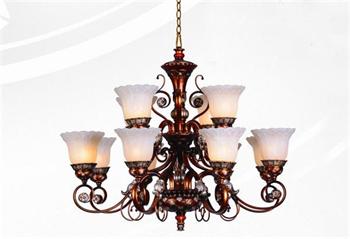 歐式樹脂別墅吊燈