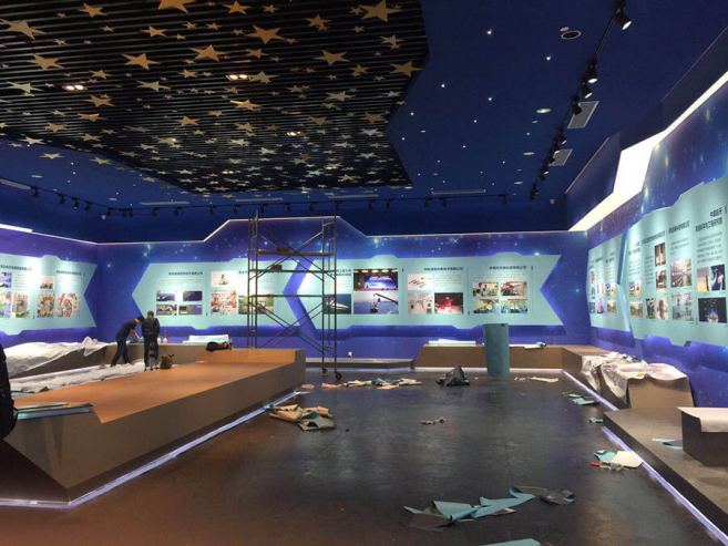 青島古鎮口軍民融合創新示范區規劃展覽館燈光設計方案