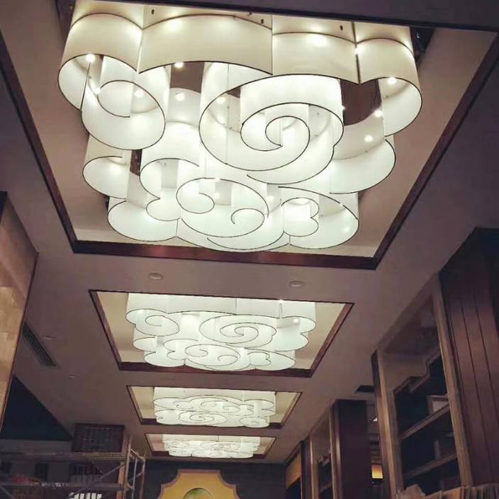 工程燈酒店會所吊燈非標(biāo)定制