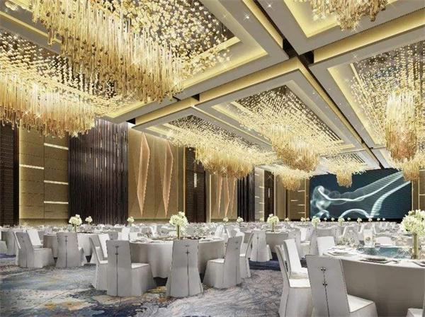 酒店宴會廳非標工程燈具定制 廠家直供