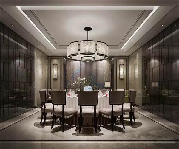 酒店新中式風格包廂JD20078852現代水晶燈具案例 廠家定制安裝