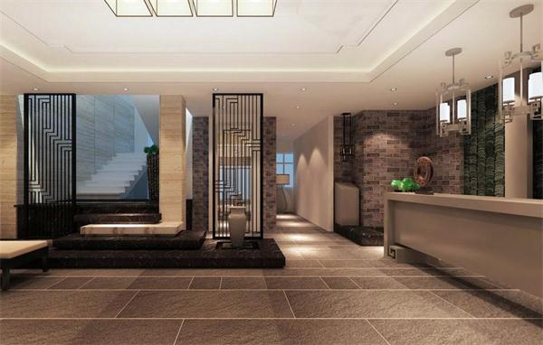 星級酒店大堂吊燈定制 新中式工程燈具案例效果圖 廠家設計