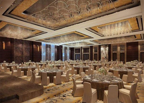 酒店宴會廳燈具廠家定制 整體燈光效果控制設計調試安裝