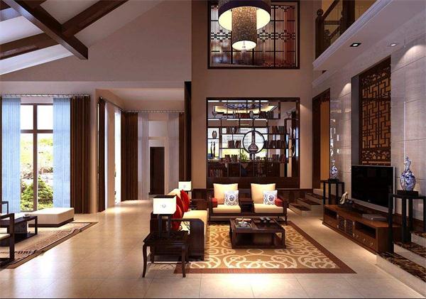 別墅客廳燈具廠家一站式設計安裝 新中式吊燈定制