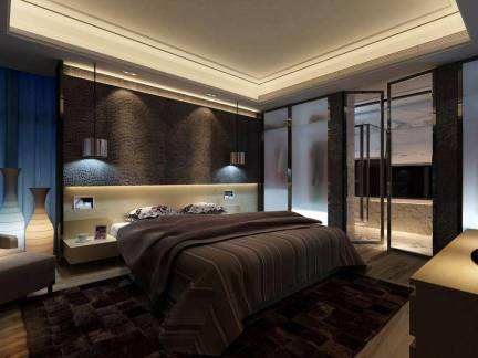 新中式裝修風(fēng)格別墅臥室照明燈光設(shè)計(jì) 燈具廠(chǎng)家實(shí)拍效果