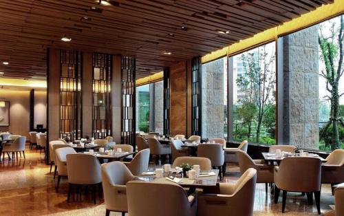 高檔酒店餐廳整體燈具照明設計效果圖 廠家一站式供貨價格