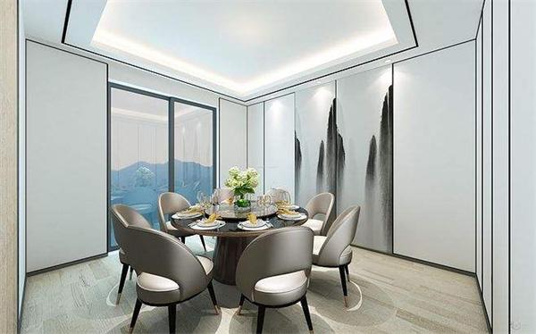 高度別墅餐廳無主燈設計經典案例效果圖 一站式燈具廠家安裝調試