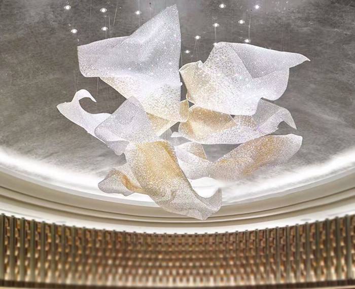 現代酒店吊燈，一站式酒店藝術吊燈廠家直供