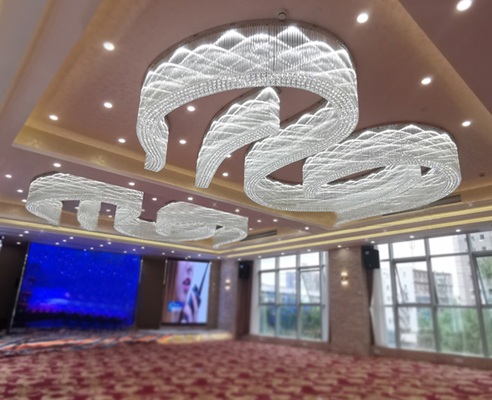 酒店造型吊燈，一站式酒店藝術吊燈廠家直供