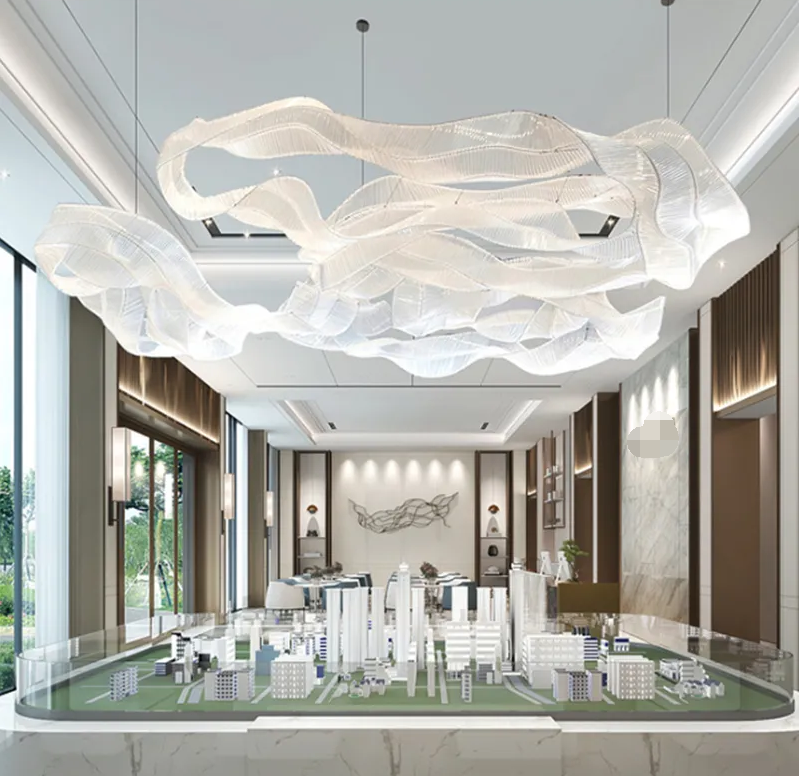 非標售樓處沙盤燈具定制